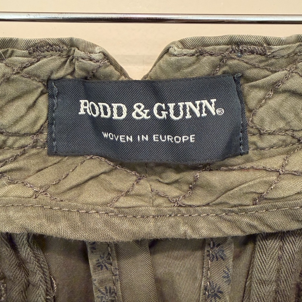 Rodd & Gunn Olive Green Chino Shorts Men’s 32 Stretch Cotton Casual Summer - Picture 3 of 8